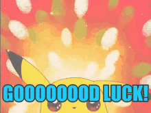 Pikachu Good Luck GIF - Pikachu Good Luck Pokemon GIFs