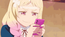 onitsuka natsumi love live superstar anime smartphone texting