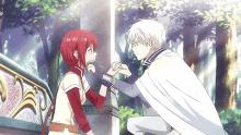 Kiss On Lips Anime GIF - Kiss On Lips Anime Snow White With The Red Hair GIFs