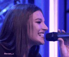 Ana Guerra Singing GIF