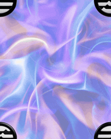 a purple and blue background with a circle with the letter r on it