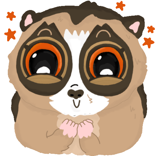 Laurence Feels Excited Sticker - Super Mega Manic Slow Laurence Puppy Eyes Begging Stickers