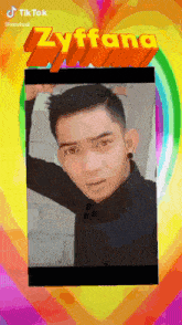 a picture of a man with the name zyffana