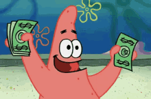 Spongebob Patrick Star GIF - Spongebob Patrick Star Money GIFs