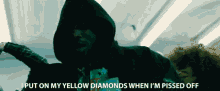I Put On My Yellow Diamonds When Im Pissed Off Stunt GIF