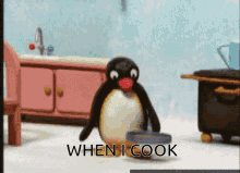 When I Cook Pingu GIF
