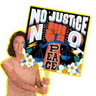 No Justice No Peace Protest Sticker - No Justice No Peace No Justice No Peace Stickers