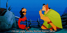 Ugly Stinky Llama Thing GIF - The Emperors New Groove Kuzco Ugly GIFs