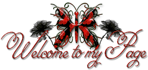 Welcome To My Page Butterfly Sticker - Welcome To My Page Butterfly Welcome Stickers
