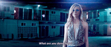 The Neon Demon Elle Fanning GIF - The Neon Demon Elle Fanning What Are You Doing Here GIFs