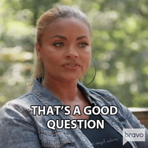 Thats A Good Question Gizelle Bryant GIF - Thats A Good Question Gizelle  Bryant Real Housewives Of Potomac - Discover & Share GIFs