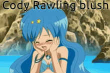 cody rawling mermaid melody pichi pichi anime blush hanon