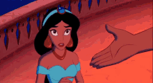 Jasmine Unsure GIF - Jasmine Unsure Aladdin GIFs