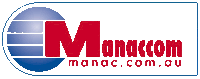 a logo for manacom manac.com.au is displayed on a white background