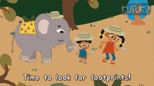 Time To Look For Footprints Minku GIF