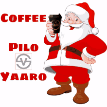 coffee pilo yaaro santa claus christmas crazy