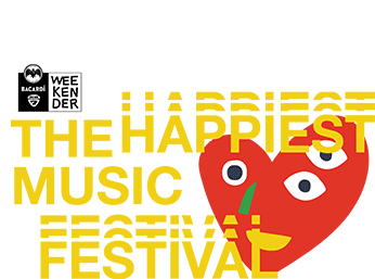 The Happiest Music Festival Heart Sticker - The Happiest Music Festival Heart Happy Stickers