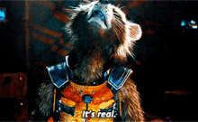 Rocket Raccoon Its Real GIF - Rocket Raccoon Its Real It Is Real GIFs