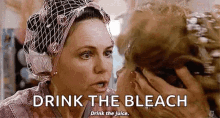 Juice Drink The Bleach GIF - Juice Drink The Bleach Steel Magnolias GIFs
