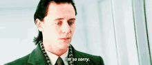 So Sorry Loki GIF - So Sorry Loki Tom Hiddleston GIFs