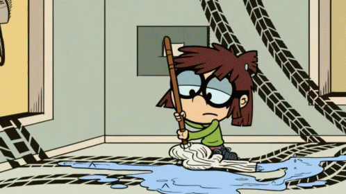 Cleaning Up GIF - Loud House Loud House Gifs Nickelodeon GIFs