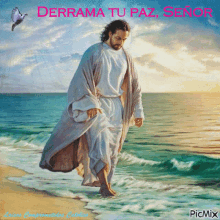 Derrama Paz Senor Pour Peace Lord GIF - Derrama Paz Senor Pour Peace Lord Sand GIFs