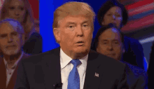 Touched GIF - Donald Trump Laughing Interview GIFs
