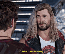 Thor What Just Listening GIF - Thor What Just Listening Just Listening GIFs