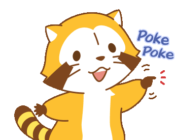 Poke Raccoon Sticker - Poke Raccoon Rascal Stickers