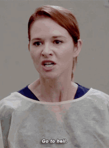 Greys Anatomy April Kepner GIF - Greys Anatomy April Kepner Go To Hell GIFs