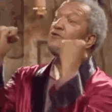 Fred Sanford Fight Me GIF - Fred Sanford Red Fight Me GIFs