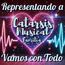 a poster that says " representando a catarsis musical familia "