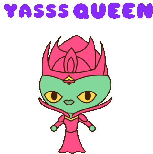 Yasss Queen Yay Sticker - Yasss Queen Yay Yeah Stickers