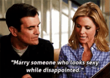 modern family married marry sexy disappointed