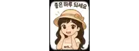 a cartoon drawing of a girl wearing a hat with a bow