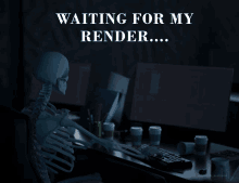 Rendering Waiting GIF - Rendering Waiting Waiting For My Render GIFs