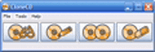a computer screen with a bunch of keys and letters on it