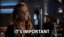 Its Important Tricia Helfer GIF - Its Important Tricia Helfer Charlotte Richards GIFs