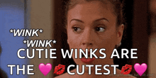 a wink cutie winks are the cutest