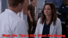 Greys Anatomy Amelia Shepherd GIF - Greys Anatomy Amelia Shepherd Wait No Thats Not What Im Saying GIFs