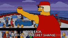 Duffman The Simpsons GIF - Duffman The Simpsons Dyslexia GIFs