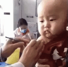 Baby Injection GIF - Baby Injection Asian GIFs