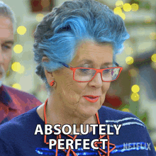 Absolutely Perfect Prue Leith GIF - Absolutely Perfect Prue Leith The Great British Baking Show Holidays GIFs