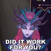 Did It Work For You Cimrai GIF - Did It Work For You Cimrai Did It Work GIFs