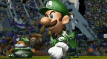Mario Strikers Charged Luigi GIF