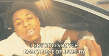 I Got Rolls Royce Every Piece Of Jewelry GIF - I Got Rolls Royce Every Piece Of Jewelry Rich The Kid GIFs
