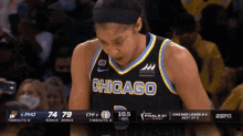 Chicago Sky Candace Parker GIF - Chicago Sky Candace Parker Tearing GIFs