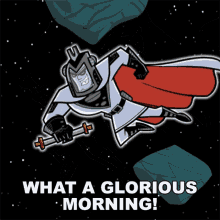 What A Glorious Morning Vlad Plasmius GIF - What A Glorious Morning Vlad Plasmius Phantom Planet GIFs