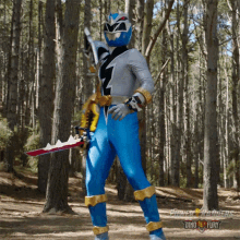 Yeah Dino Fury Blue Ranger GIF - Yeah Dino Fury Blue Ranger Ollie Akana GIFs