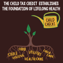 The Child Tax Credit Establishes The Foundation Lifelong Health GIF - The Child Tax Credit Establishes The Foundation Lifelong Health Food GIFs